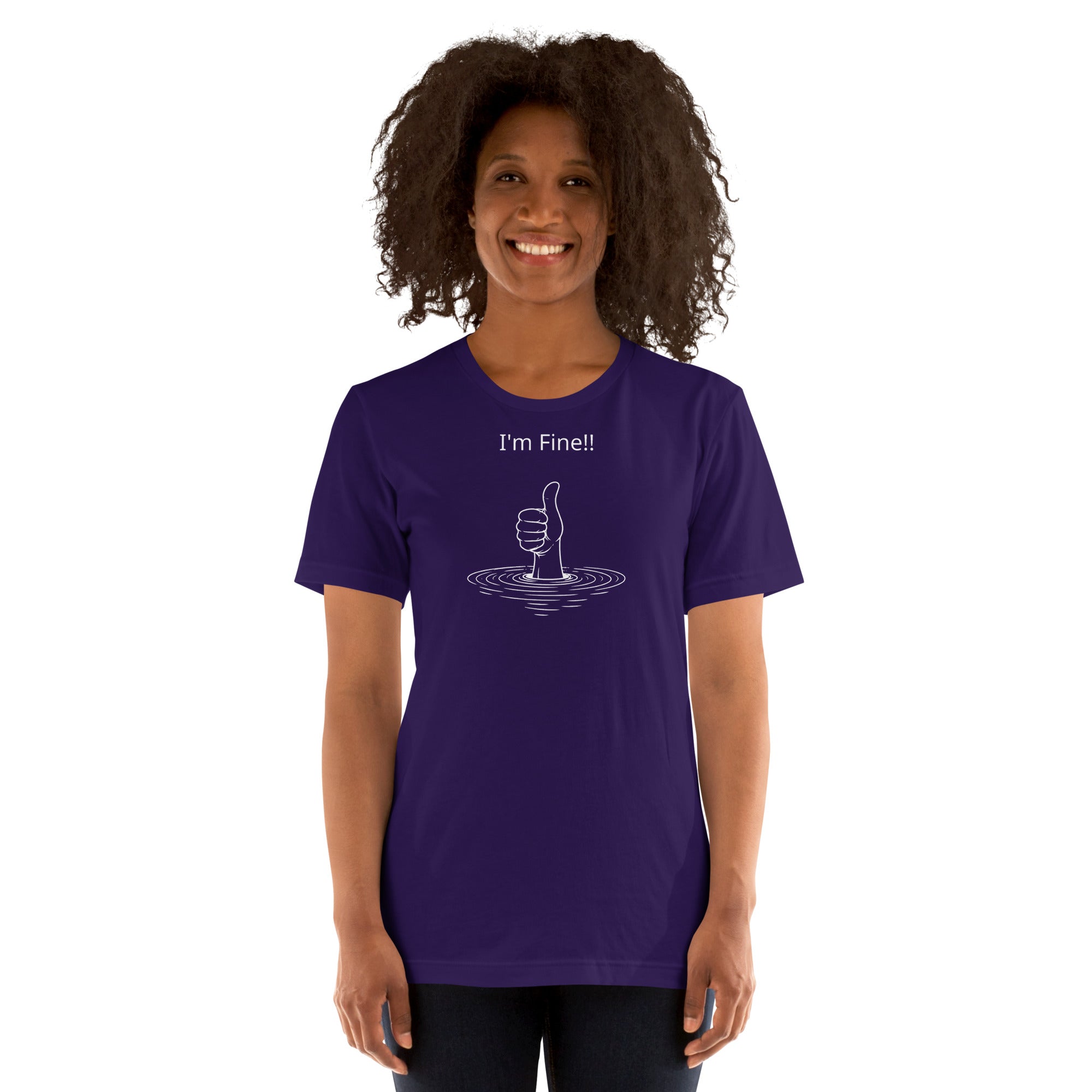 Unisex t-shirt - I'm Fine! – Apparel & Accessories > Clothin