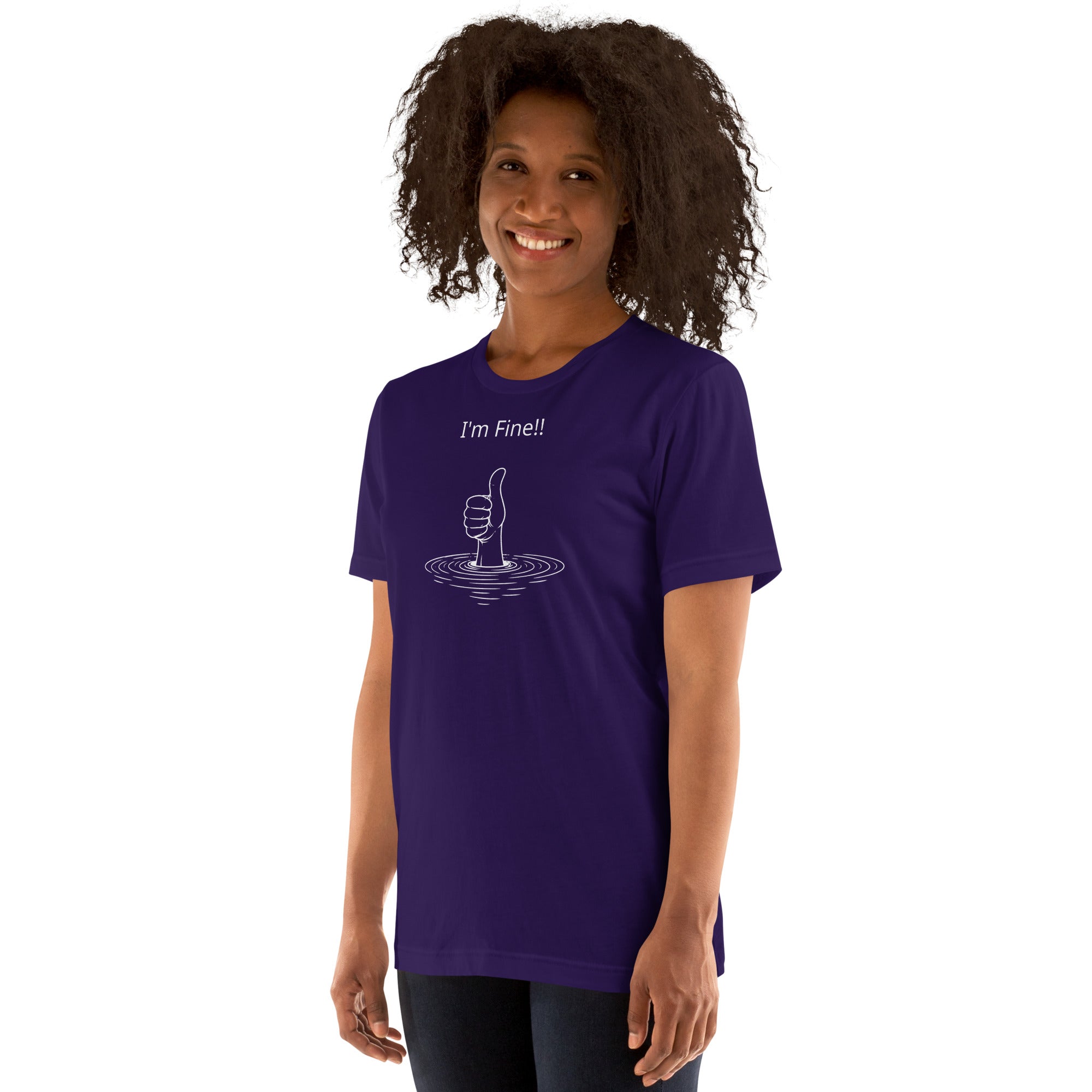 Unisex t-shirt - I'm Fine! – Apparel & Accessories > Clothin