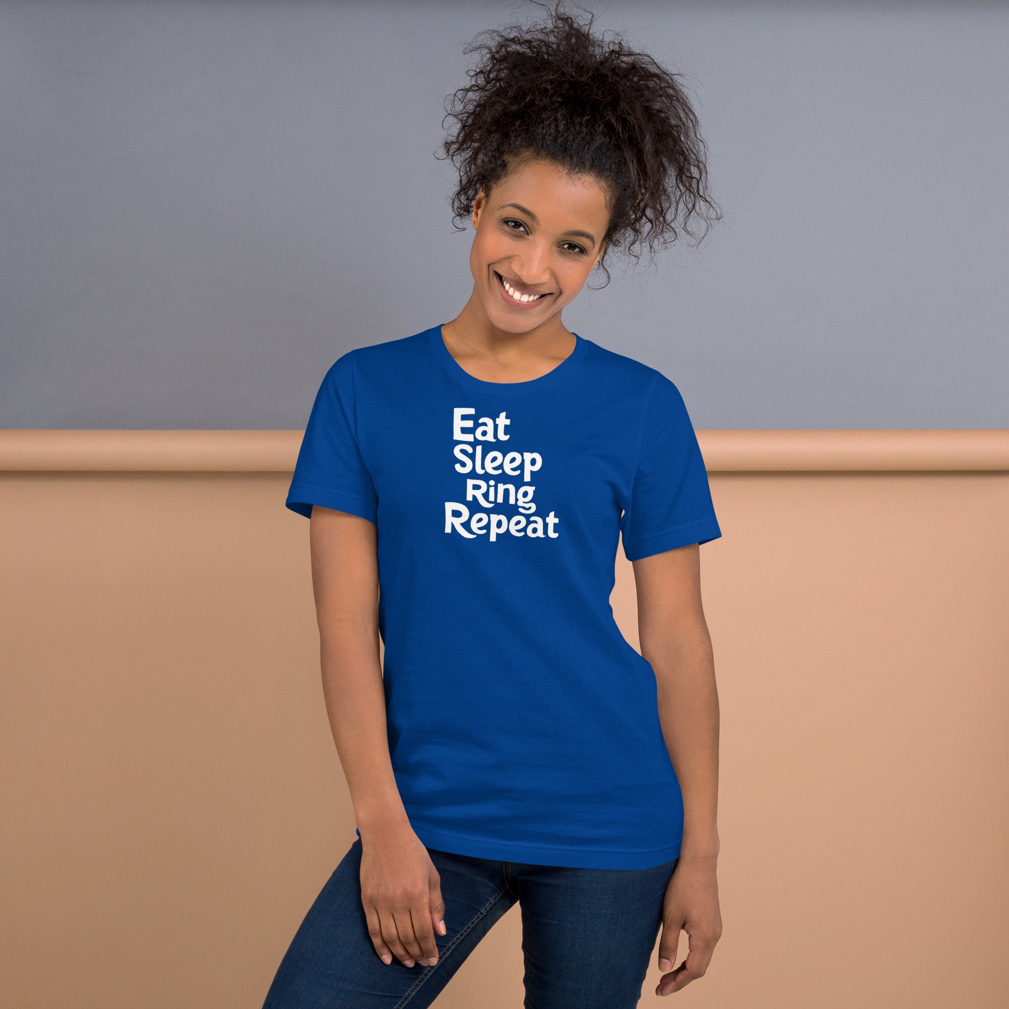 Unisex t-shirt - Eat Sleep Ring Repeat – Apparel & Accessori