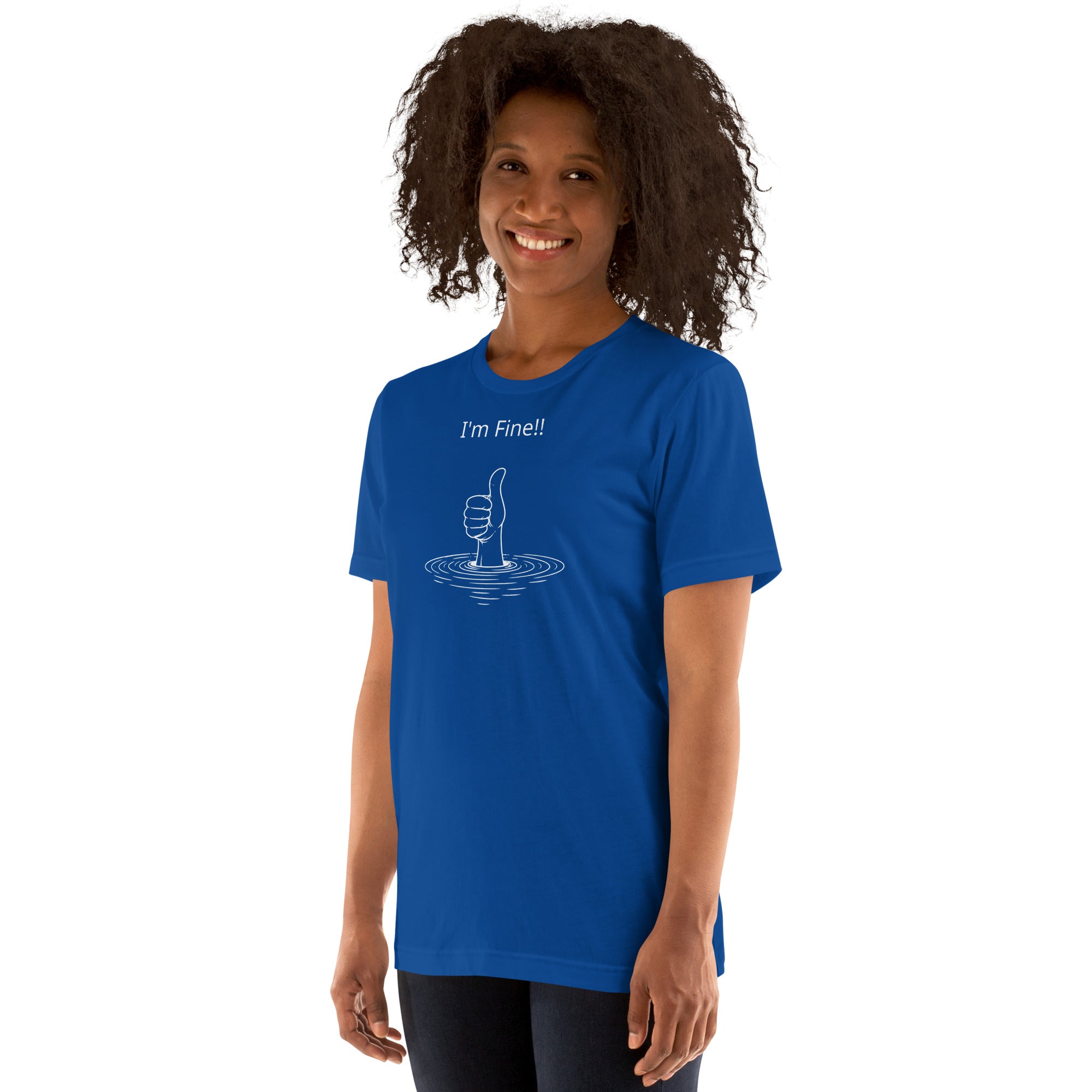 Unisex t-shirt - I'm Fine! – Apparel & Accessories > Clothin