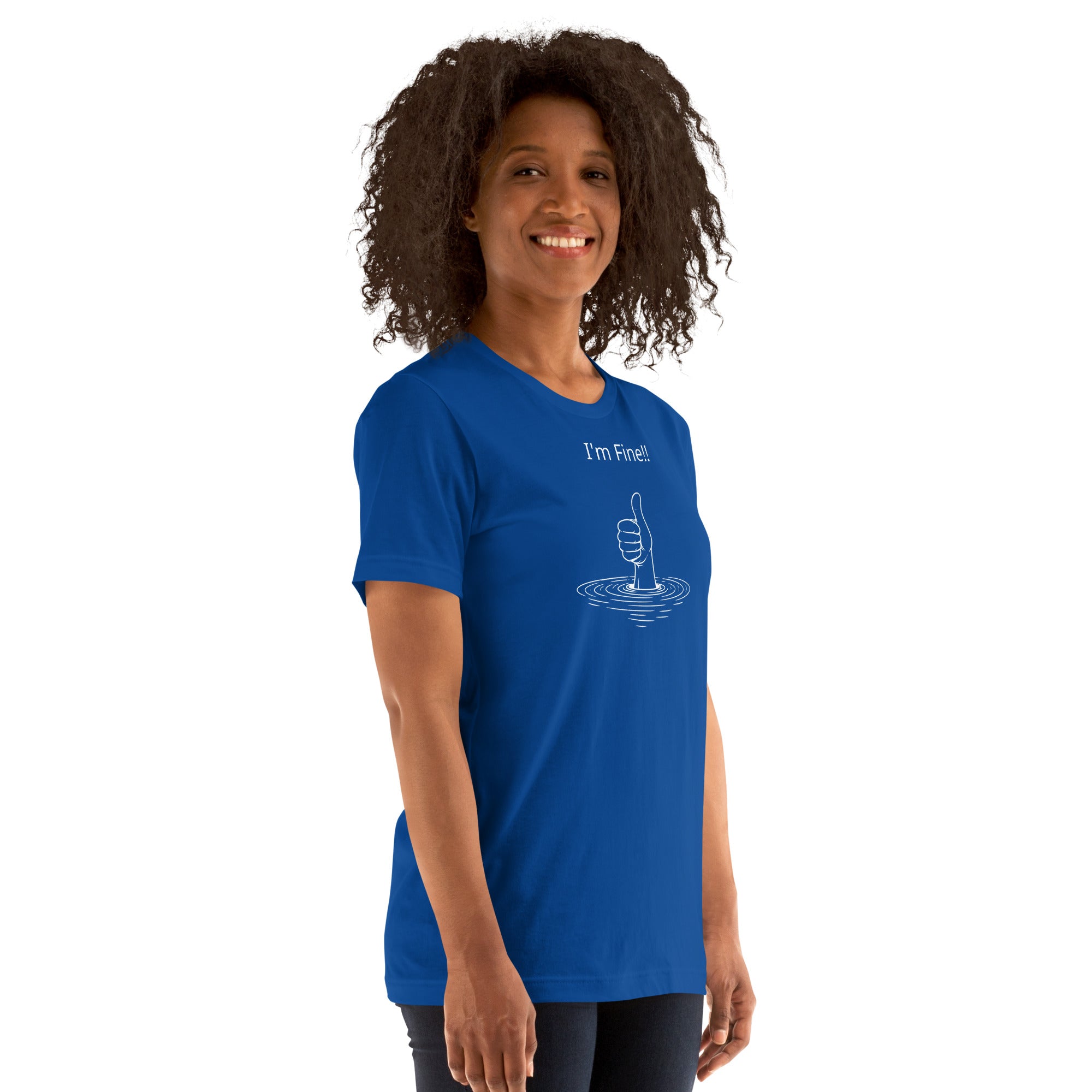 Unisex t-shirt - I'm Fine! – Apparel & Accessories > Clothin