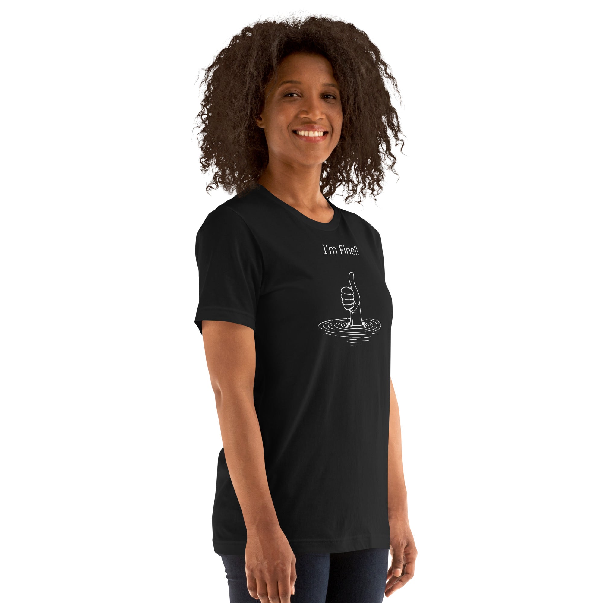 Unisex t-shirt - I'm Fine! – Apparel & Accessories > Clothin