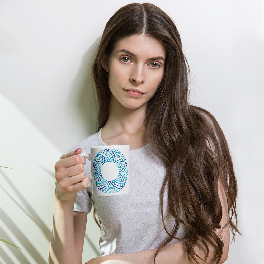 White glossy mug - Grandsire Triples – Home & Garden > Kitch